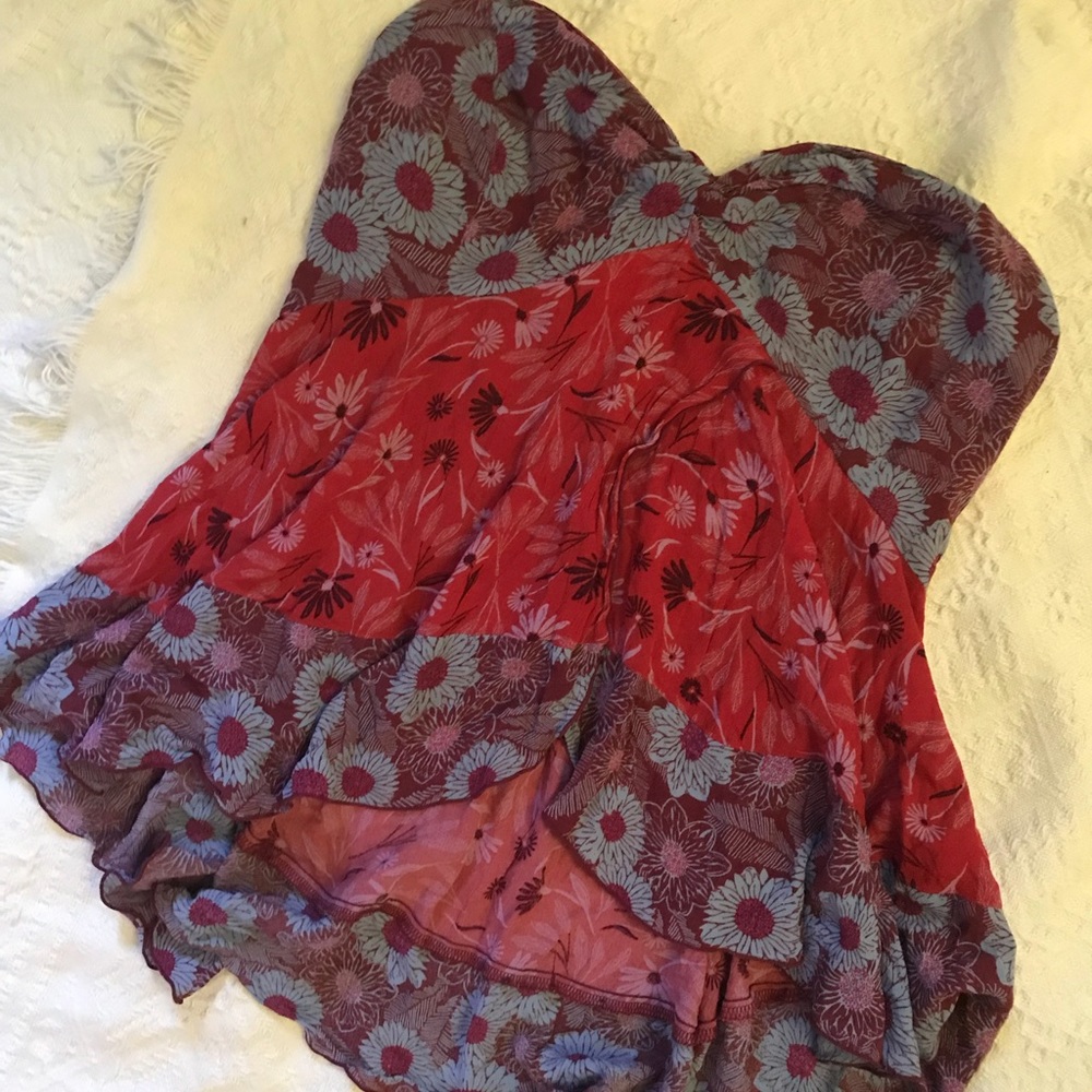 Free people strapless top